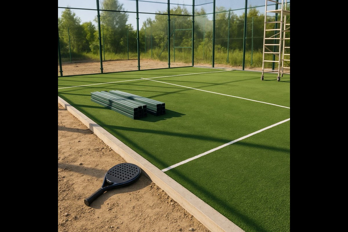 Cum se construiește un teren de padel: etape, materiale și alegeri importante